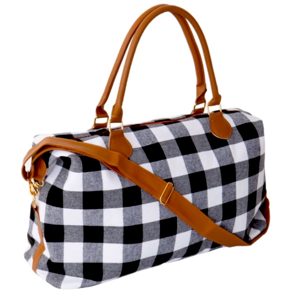 B121G🤍🖤Perfect weekend bag 4 travel needs w/removable shoulder strap! Gr8 gift
